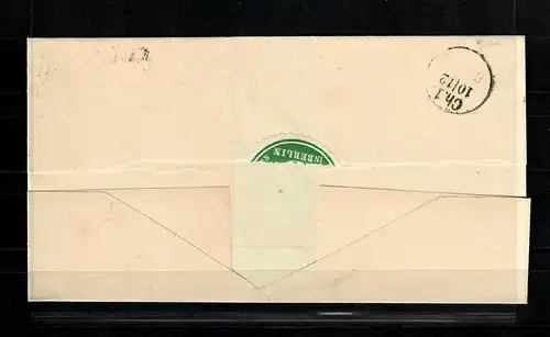 1886 Aversschreib Königl. Directorim Militaire Orphelinat de Berlin à Charlottenburg