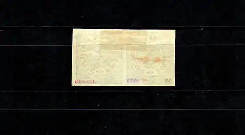 NDP: MiNr. 2U, *, ungebraucht im waagr. Paar