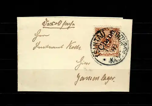 Kiaoutchou 1899: Bande de banlieue, précurseur Kiatchout, Tsingtau