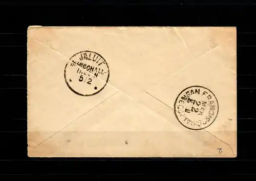 Îles Marshall 1890 Précurseur missionnaire de Kusaie/Caroline - Janesville USA