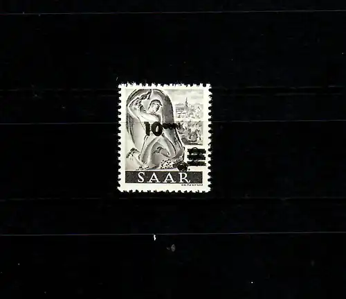 Saarland 1947: MiNr. 226 II DD, postfrisch, **, BPP Signatur