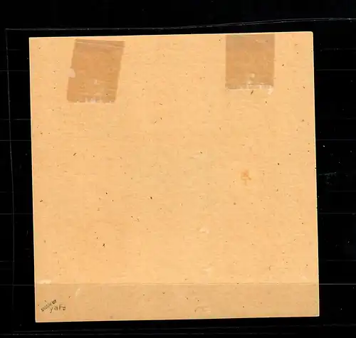 SBZ Thuringen Min. Block 3 B ya FII/III, erreur de plaque, *, BPP Attest