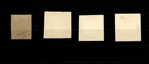 Îles Marshall 1899, Mi Nr. 1-4 (1Ia, 2I avec BPP Attest), cacheté Jaluit