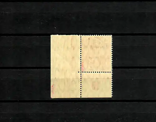 Allenstein I, postfrisch, ** vom Eckrand E4