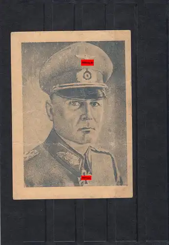 Popaganda soviétique carte pour l'Allemagne Min. 21D IV, richissime