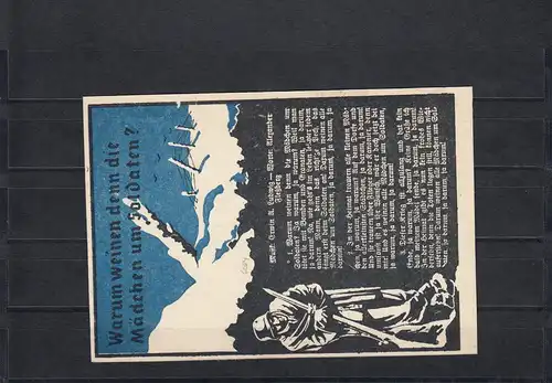 Sowjetische Kriegspopaganda Karte für Deutschland MiNr. 21 H VI, ungebraucht