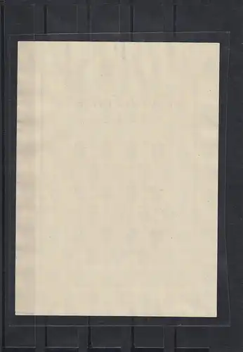 Russland Stadtpost Pleskau MiNr. Block 1 X, ohne Gummi, BPP Signatur