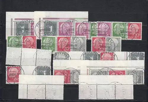 Bund: Heuss Y II, gestempelt, BPP Signaturen, Michel 1800