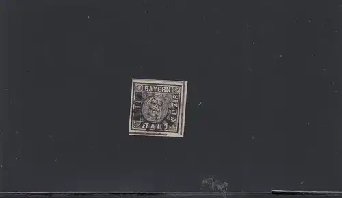 N° 1 II a Platte 2, timbre à roue de moulin 317, couleur et plein à large