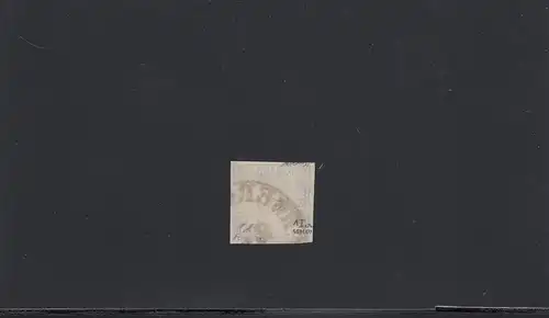 MiNr. 1 I a Platte 1, gestempelt ...CHBERG, farbtiefe Marke, BPP Signatur