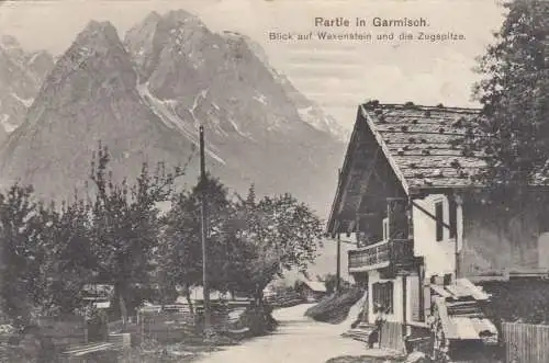 Ansichtskarte 1918 Waxenstein, Garmisch, Festungslazarett von München