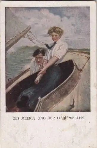 Ansichtskarte 1918: München nach Halbflottille - Marine Post