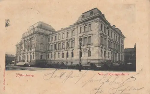Carte postale Wertheim-Mergentheimi 1903