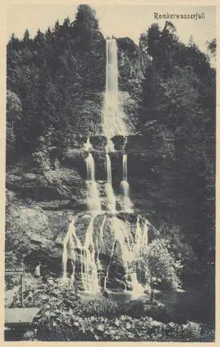 Carte de vue Romkerwaterfall Dresden, Bahnpost 1911 Braunschweig-Harzburg