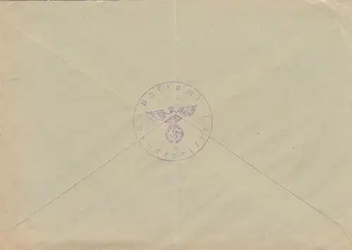 Postsache Kuvert 1937: Neustrelitz Reit- und Fahrturnier - Pferde, Reiten