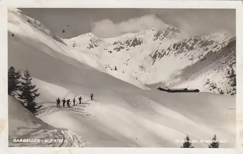 1939: Saint-Gall, carte de vue Gargellen-Alp, selon Valparaiso/Chile