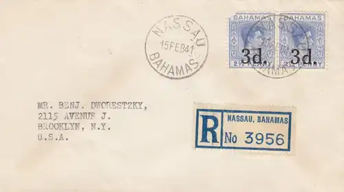 Registered Bahamas: Nassau 1941 to Brooklyn
