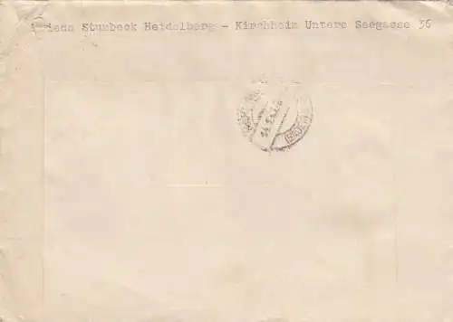 Inscrivez Heidelberg-Kirchheim 1947 à Karlsruhe