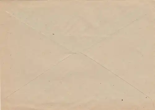 Brief 1946 von Kenzingen/Breisgau, Gebühr bezahlt, nach Karlsruhe