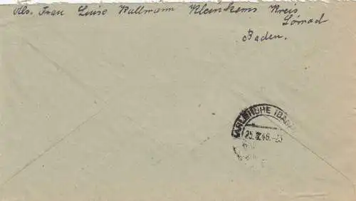 Inscrivez-vous Kleinkrems/Markgräferland 1946 à Karlsruhe, frais payés