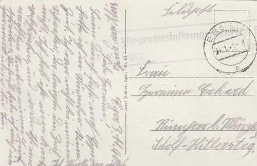 Ansichtskarte Eger, Fleigerausbildungsbataillon 1940