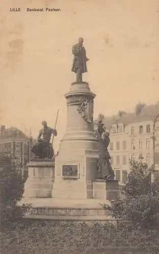 3x Ansichtskarten Liege,Lille,Brüssel als Feldpost 1917 nach Güsten und Chemnitz