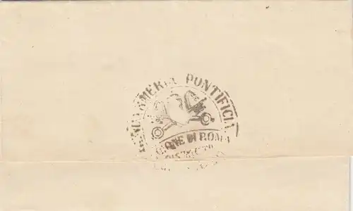 1868: letter Pontificacia Roma, text content