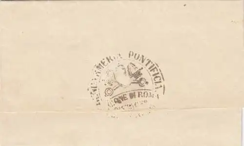 1868: letter Pontificacia Roma, text content