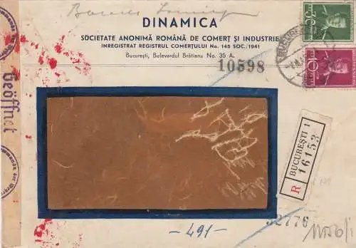 1944: registered Bucaresti to Oldenburg, centorship 2x