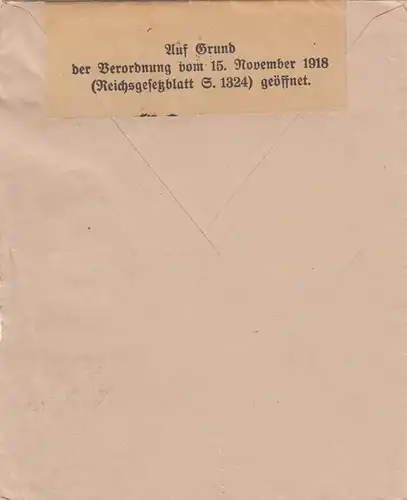1919: Schoenenwerd à Dresde, ouvert