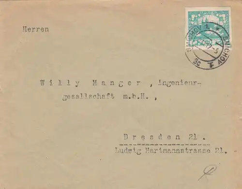 1919: Lettre de Smikhov à Dresde