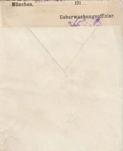 1917: Luterrach nach Dresden,unter Kriegsrecht München geöffnet