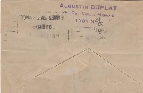 1939: Lyon to Basel - Lotterie