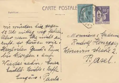 4x post card around 1940 to Germany