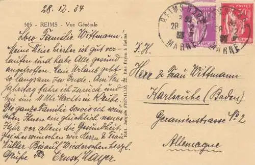 1916: 4x post cards to Germany