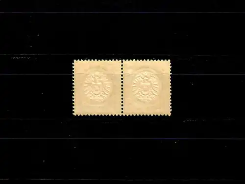 DR: MiNr. 17b, waagrechtes Paar, postfrisch, **, BPP Attest
