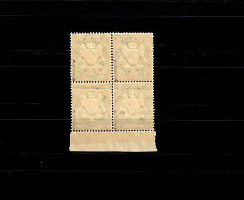 Bayern: MiNr. 65x, Viererblock, postfrisch, **