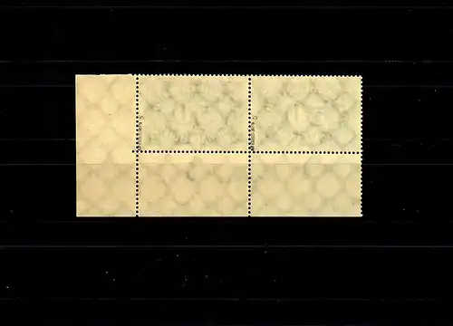 DR: MiNr. 246c, couple d'angle, numéro HAN, signature BPP