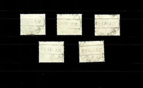 DR: MiNr. 474-478, kit de luxe avec tampon de Berlin, signature BPP