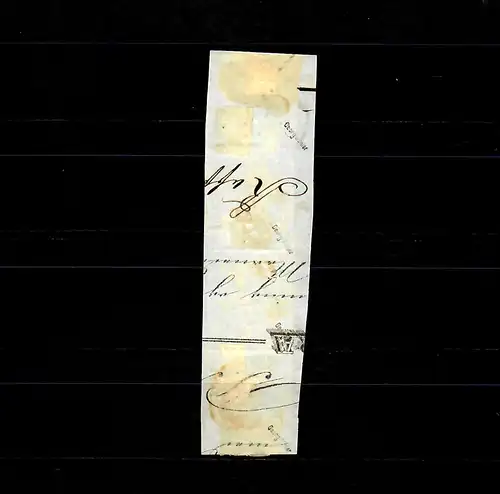 Schleswig-Holstein Min. 8, 4 bandes, billet