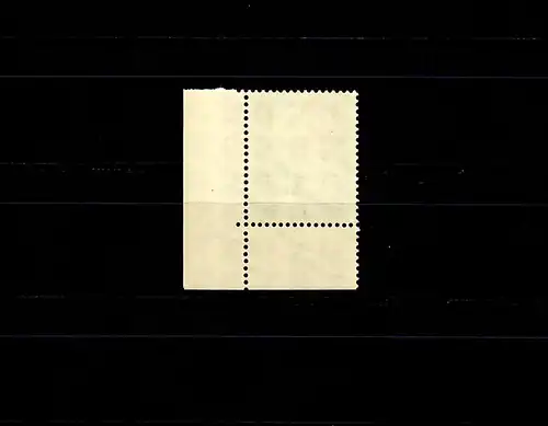 Bund: Min. 187, E4, Eckrand, Sektionn° 1, non plié, **, post-fraîchissement