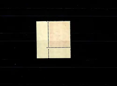 Bund: MiNr. 192, E4, Eckrand, SektorenNummer. 1, ungefaltet, **, postfrisch