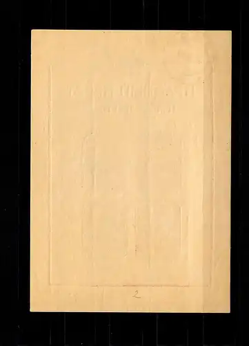 Russland: Stadtpost Pleskau MiNr. Block 2X, Farbwasserzeichen Ligat, Falz