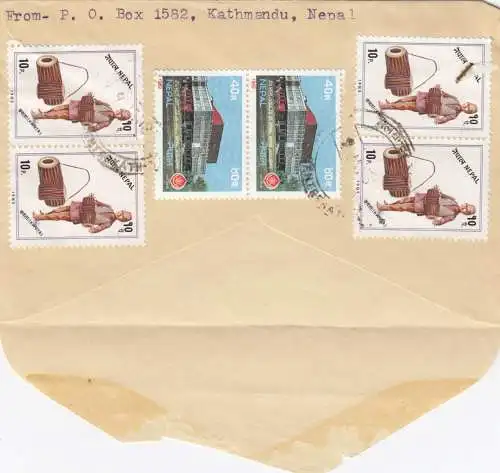 1983: Kathmandu book post to PUMA - sport shoes Germany