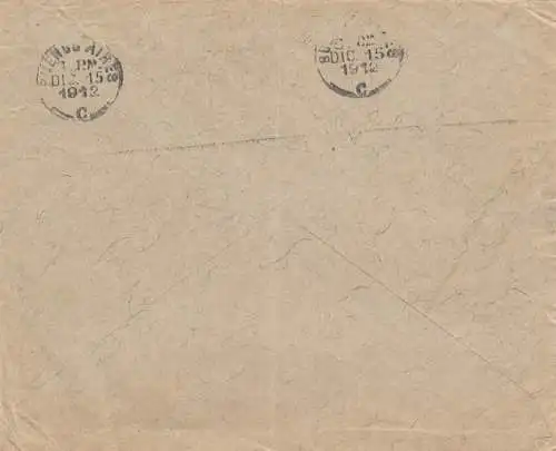 letter 1912 Buenos Aires to Dresde/Germany