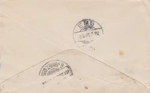 letter 1901 Chihuahua to Bad Ems