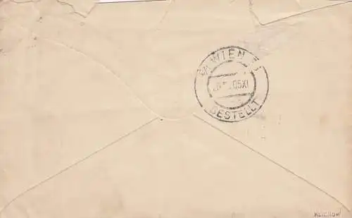 1905: Capetown to Wien.