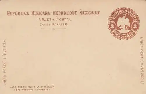 4x cartes postales mexicaines, unused