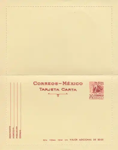 4x post cards Mexico, unused