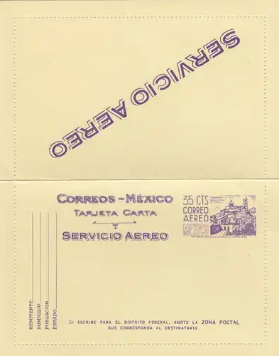 4x cartes postales mexicaines, unused